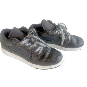 Nike Air Jordan 1 Low SE Shoes Off Noir Black White FB9908-001 Size 5.5Y